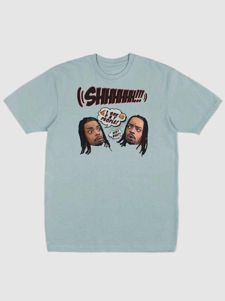 Shhhh I See Fat People! (Black Tee) product image (1)