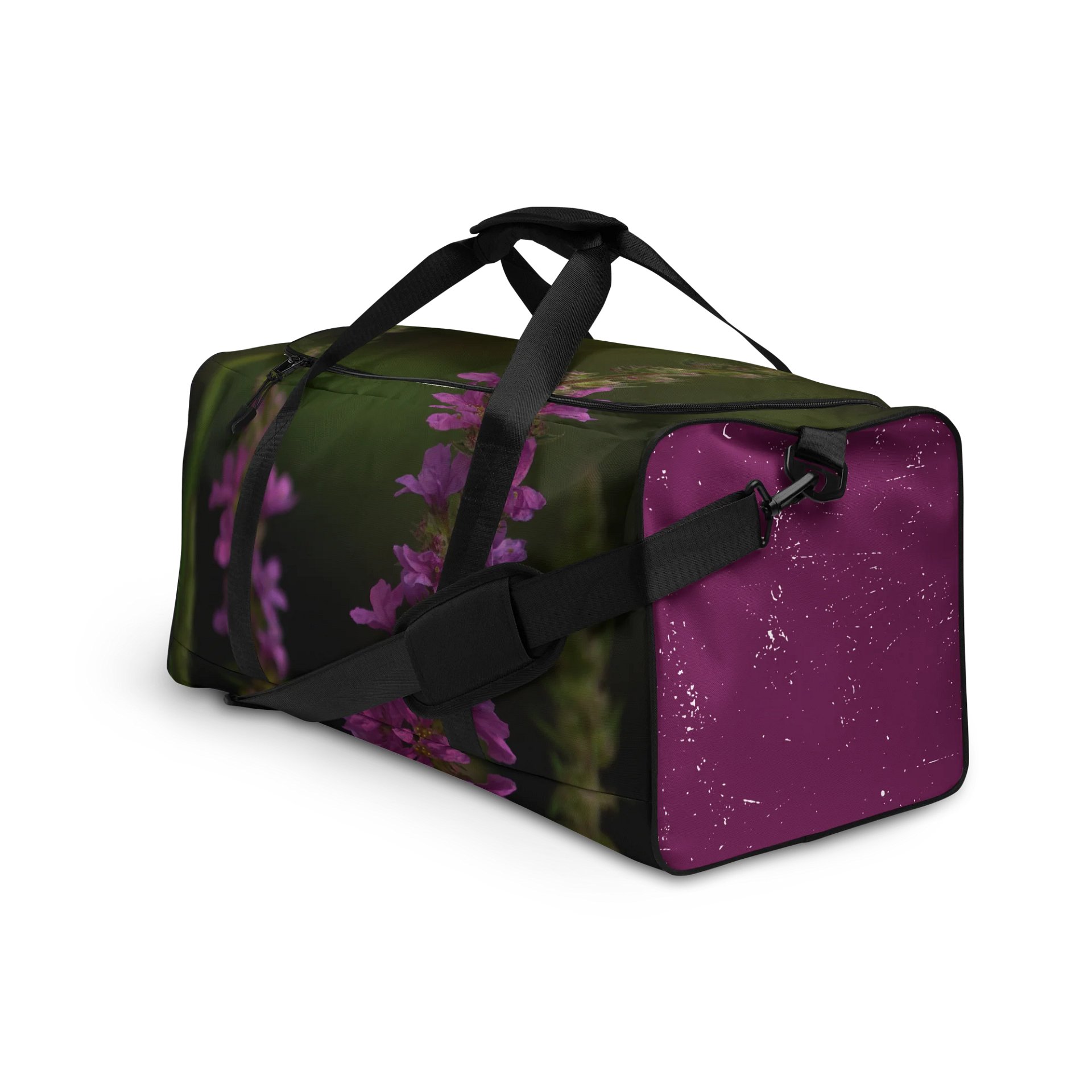 Travel bag - Purple blossoms against a dark background product image (4)