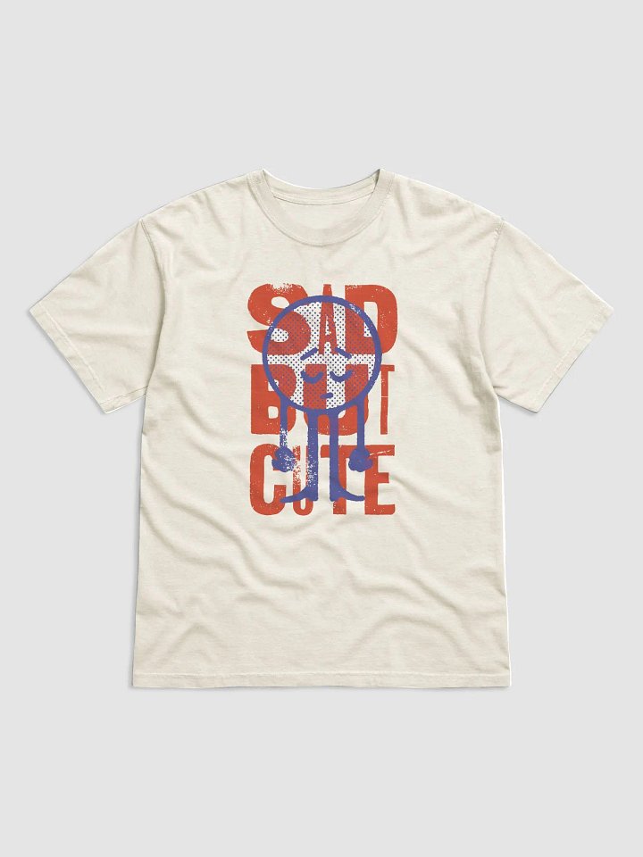 Sad but Cute (Sad but True) | Funny Pun Irony Retro-Style Hipster T-Shirt of a Sad Mascot product image (16)