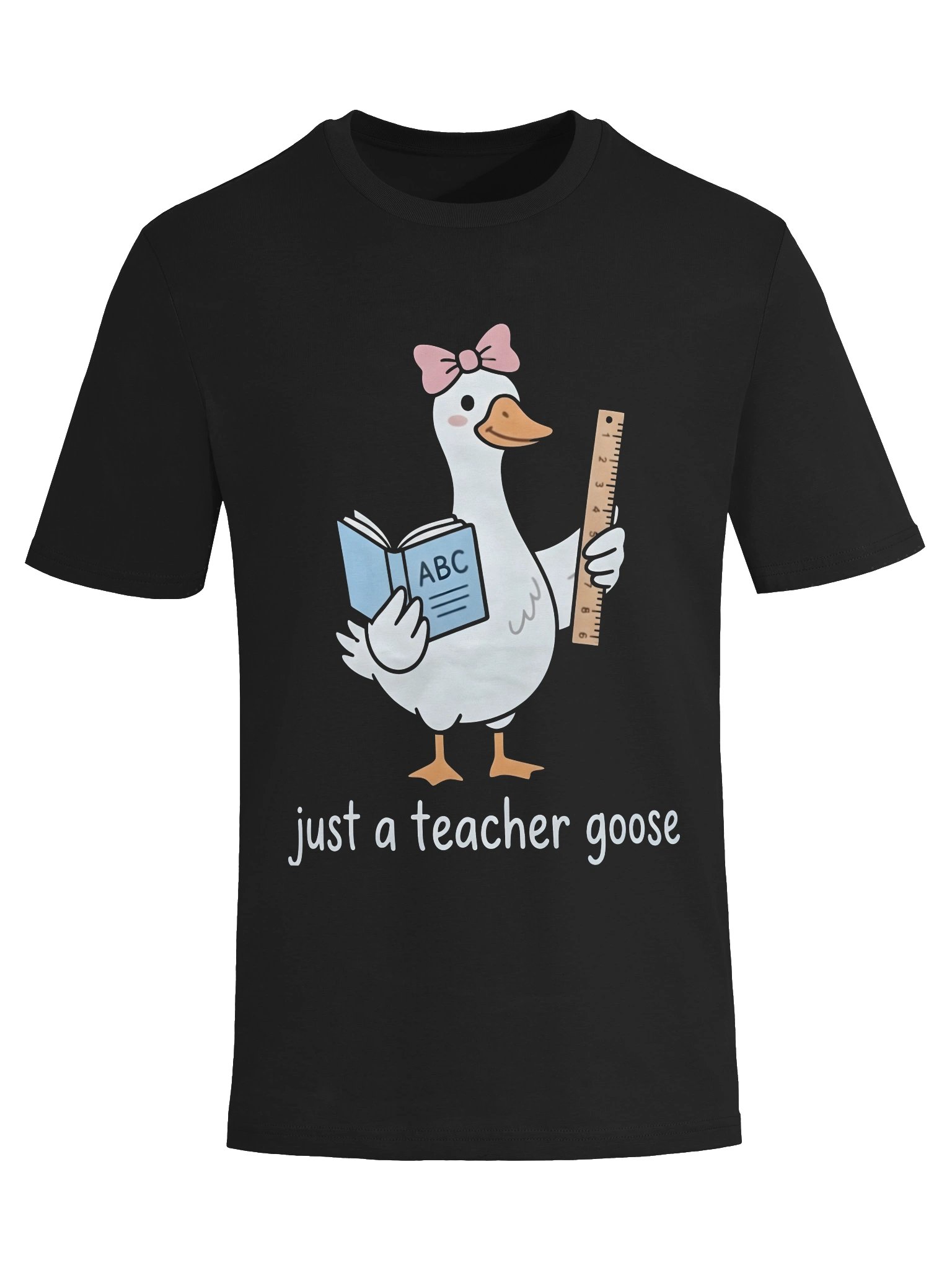 Just a Teacher Goose T-Shirt | Funny Teacher Gift | Cute Goose Graphic Tee | Back to School Shirt product image (21)