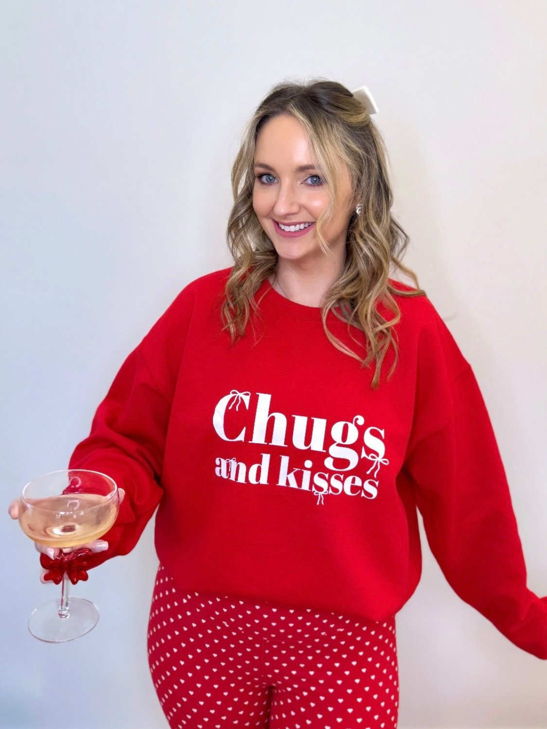 Red Chugs and Kisses Sweatshirt product image (1)