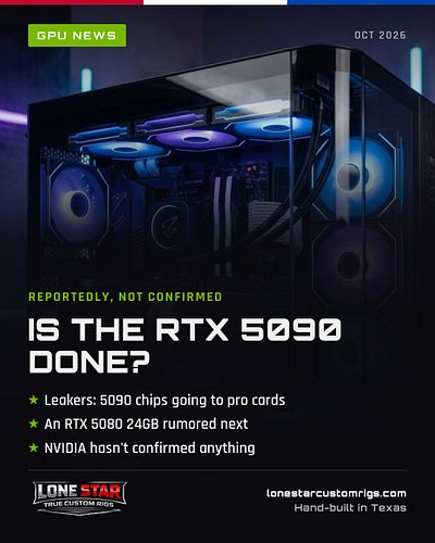 Is the RTX 5090 done? 🟢

🔹 Leakers + BenchLife: NVIDIA stopped shipping 5090 chips to card makers
🔹 Those chips reportedly go...