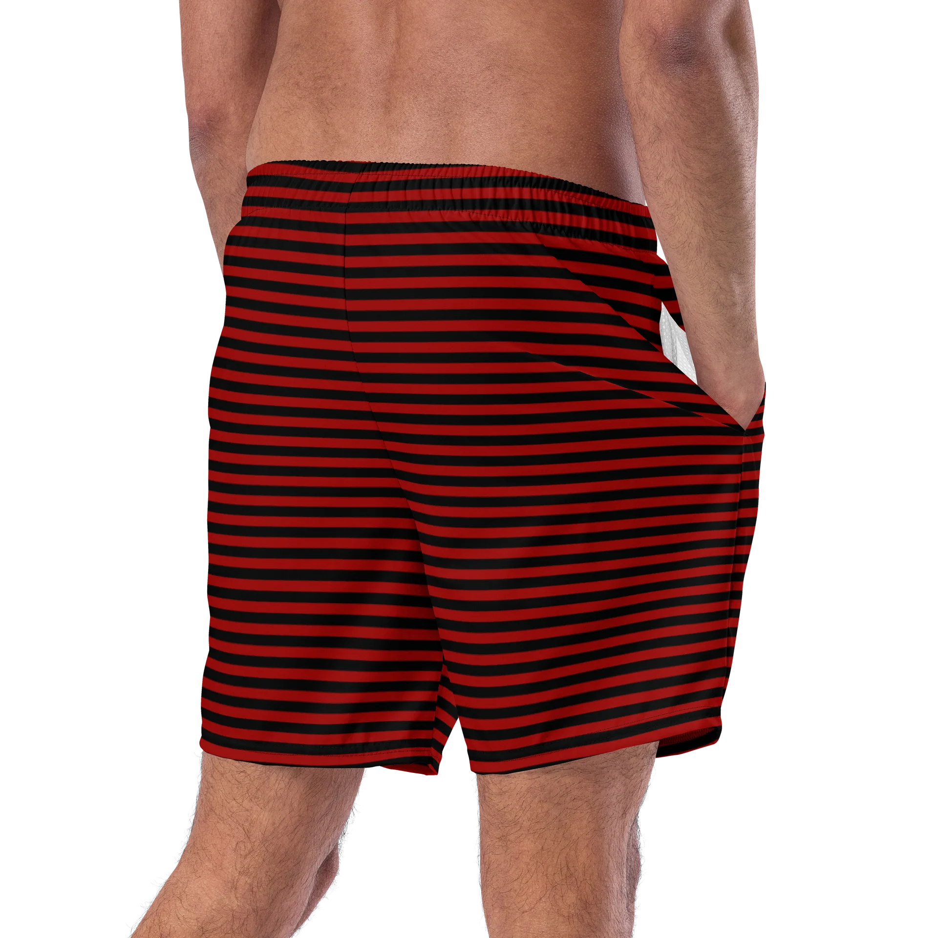 Red and Blaque Redlne Kat Skull Swim Shorts product image (9)