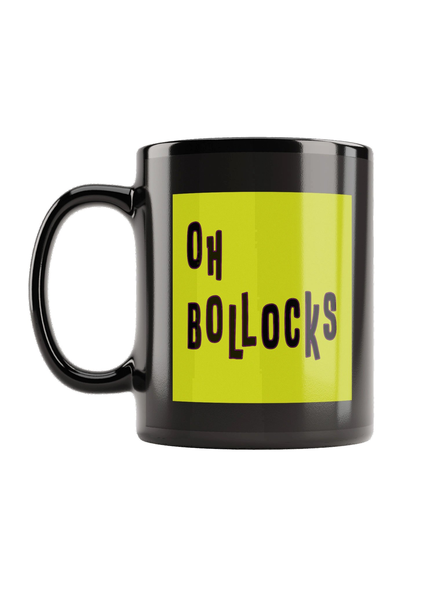 OH BLOCKS Pop Art Black Mug product image (2)
