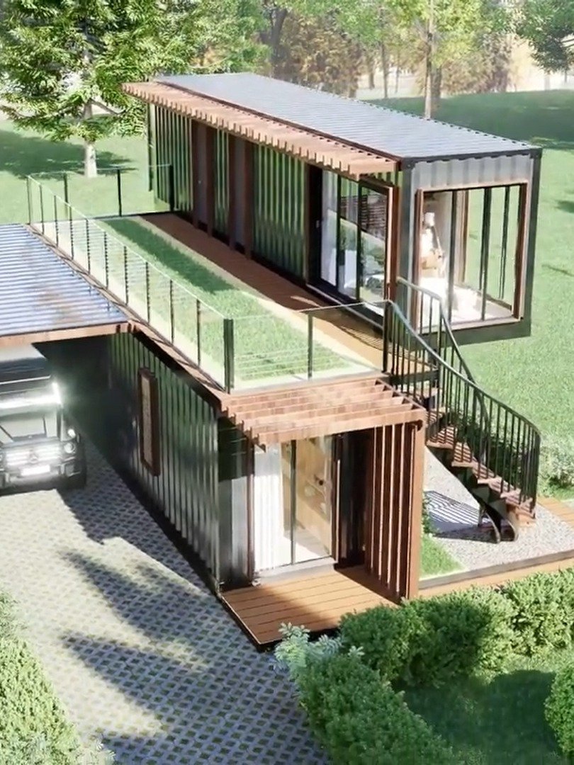 Shipping Container House 07 - Drawings\Blueprints CAD + PDF - Metric & Imperial product image (4)