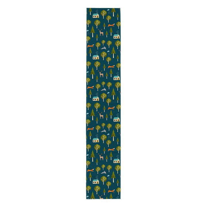 Cozy Cabin and Forest Animals Table Runner product image (1)