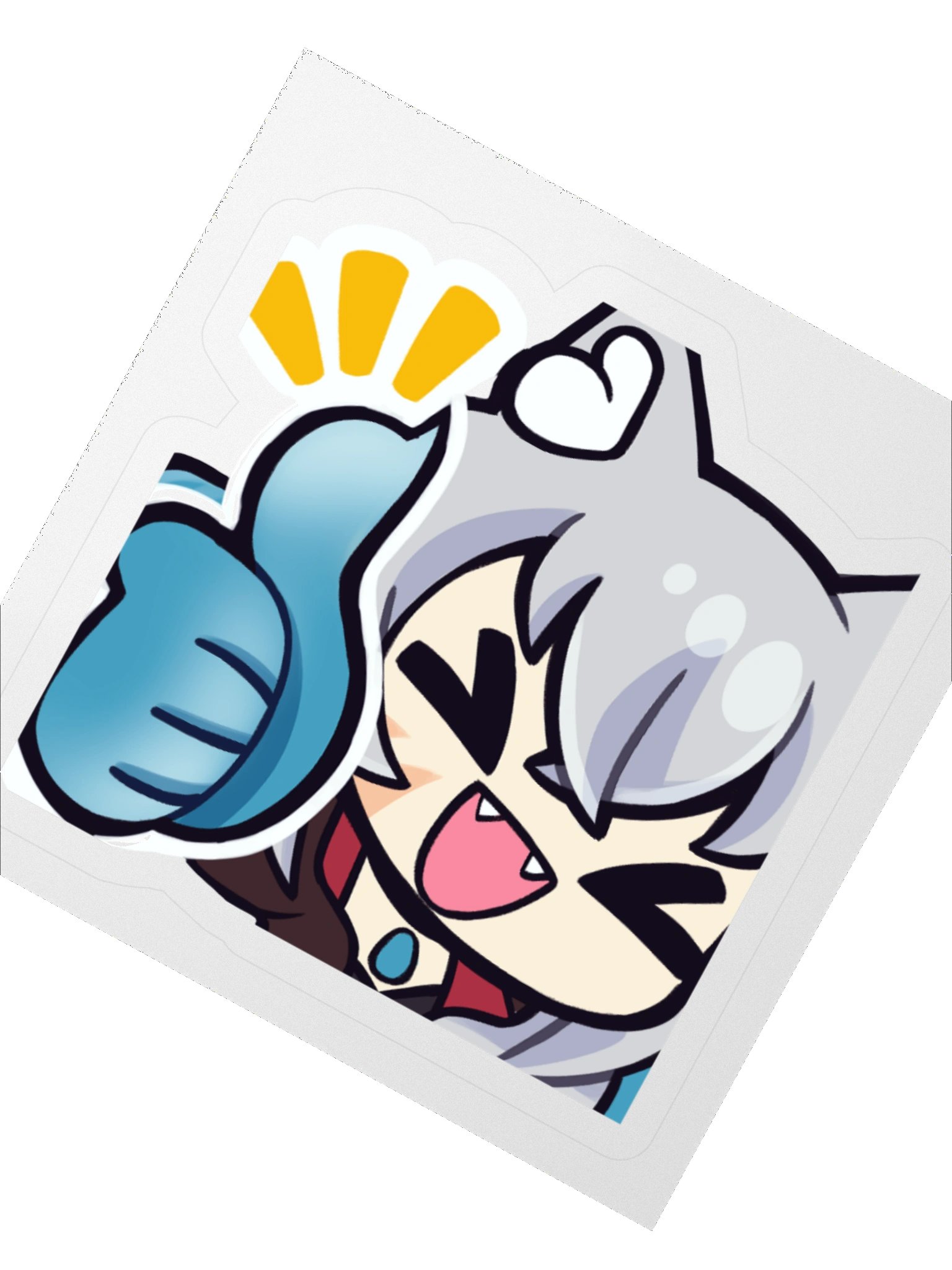 Captain Dandyfloss Thumbs Up Emote Sticker product image (4)