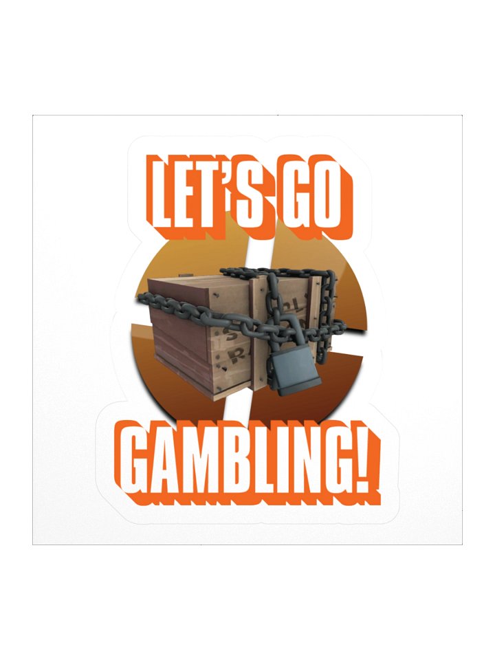 Show off your Gambling Addiction Sticker product image (1)
