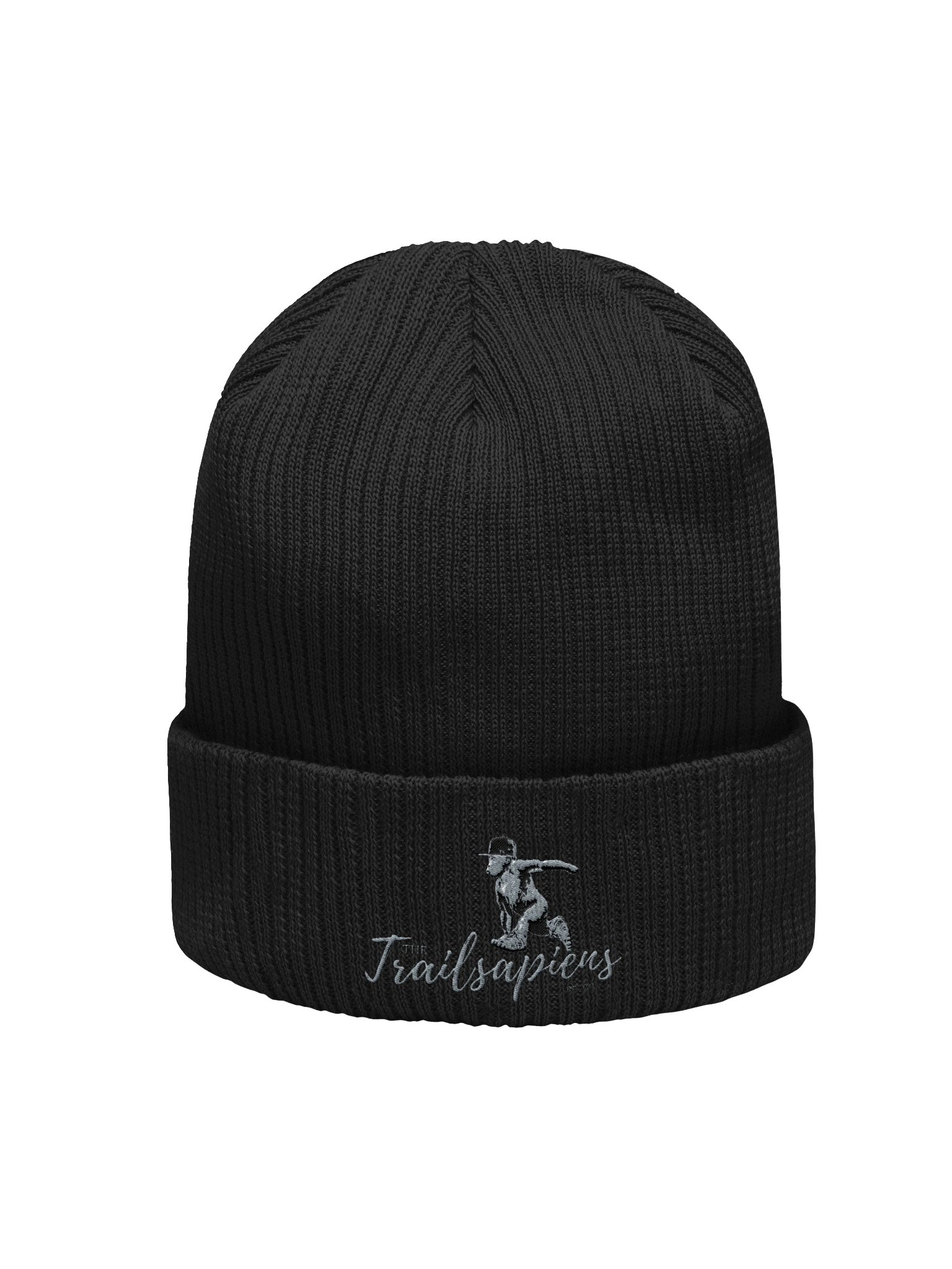 Organic Ribbed Beanie with Trailsapiens Logo product image (5)
