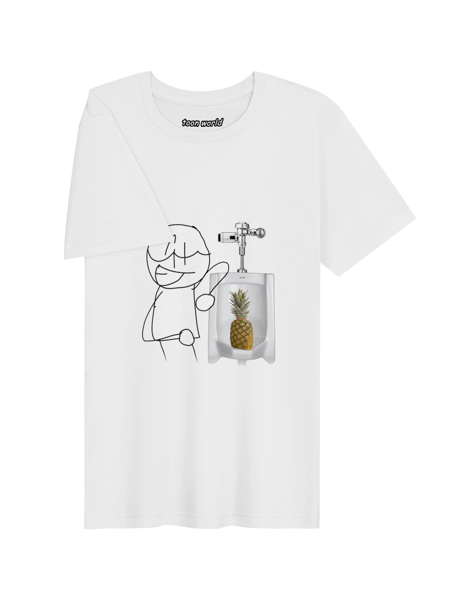 Toony Pineapple In Urinal Shirt product image (3)