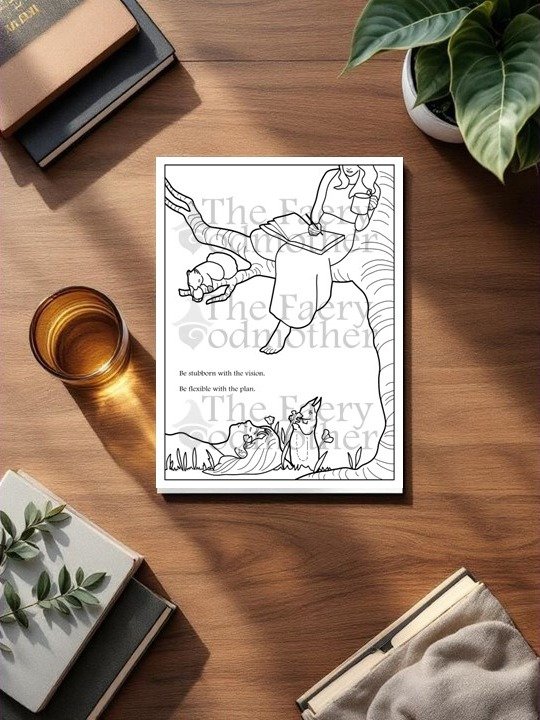 Winter '26 Coloring Page - Color the Divine product image (1)
