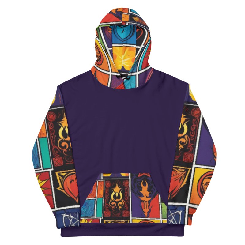 Purple & Multi Symbology Hoodie product image (11)