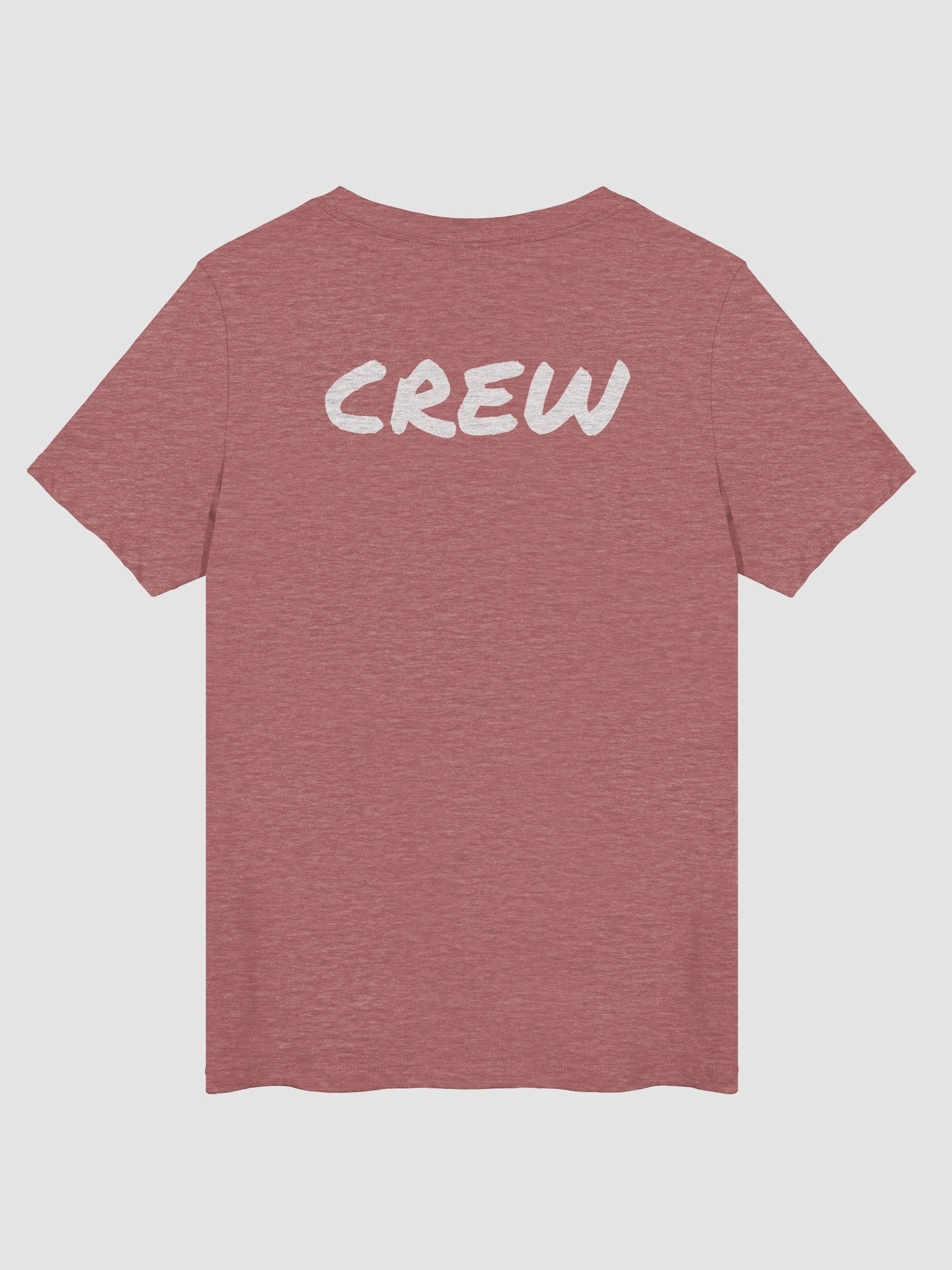 CREW - CU! T-Shirt (Women's Sizing V Neck) - White Printed Logo with CREW on the back product image (2)