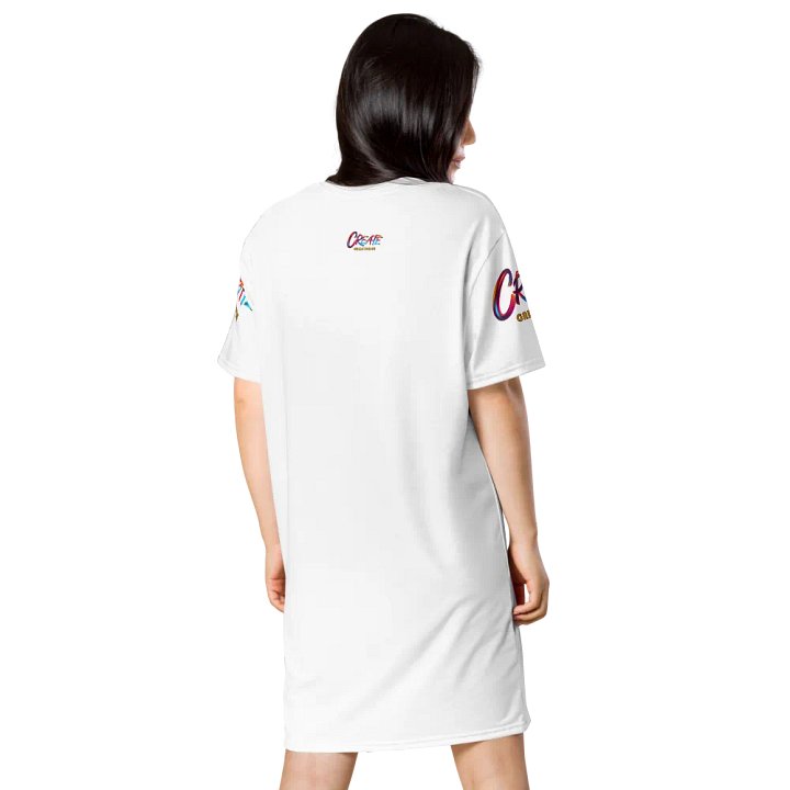 Born to Dance Her Silhouette Energetic Moves All-Over T-Shirt Dress product image (2)