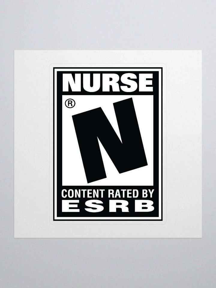 Nurse Approved Kiss Cut Sticker product image (2)