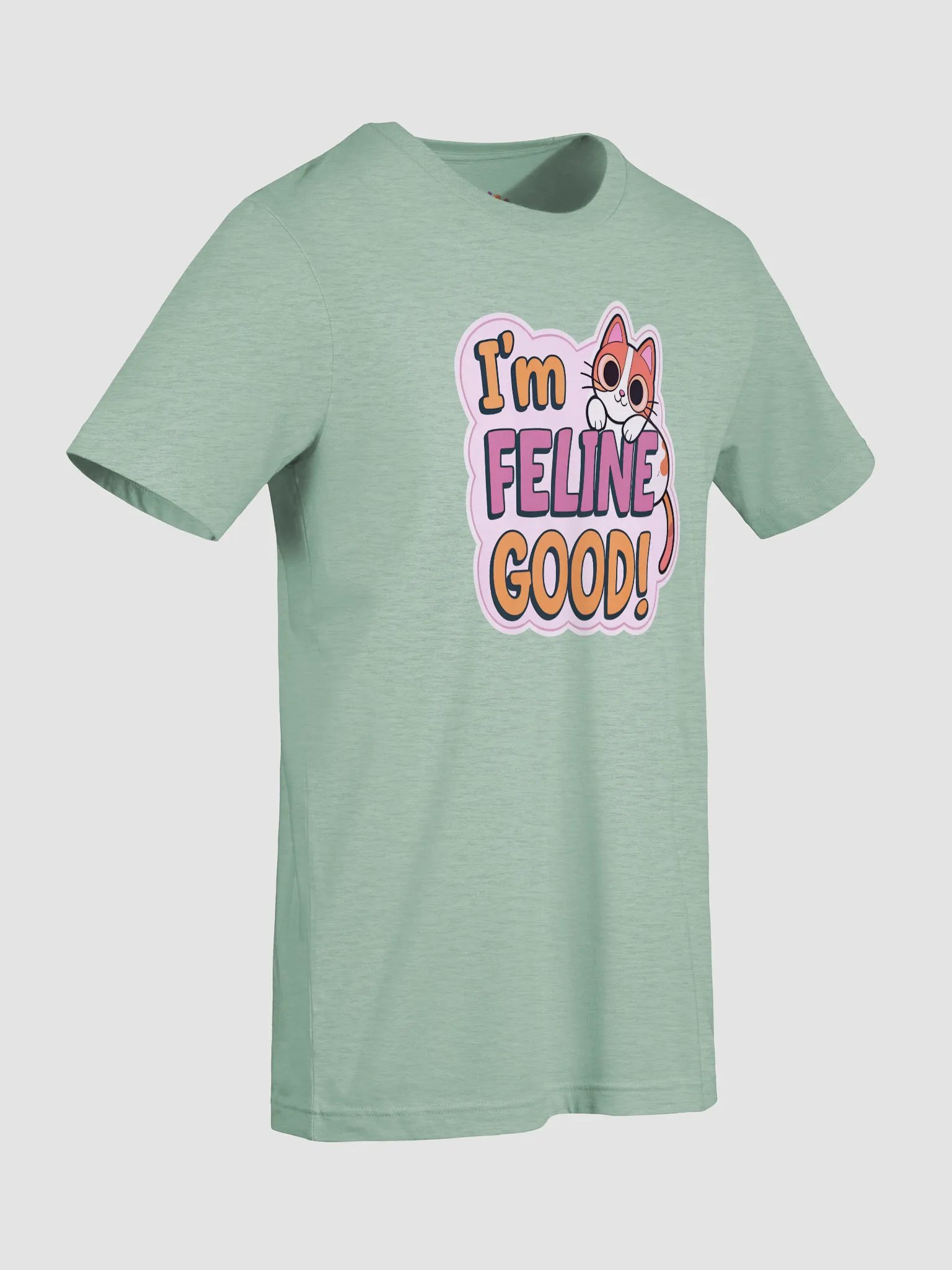 Feline Good Cartoon Cat T-Shirt product image (5)