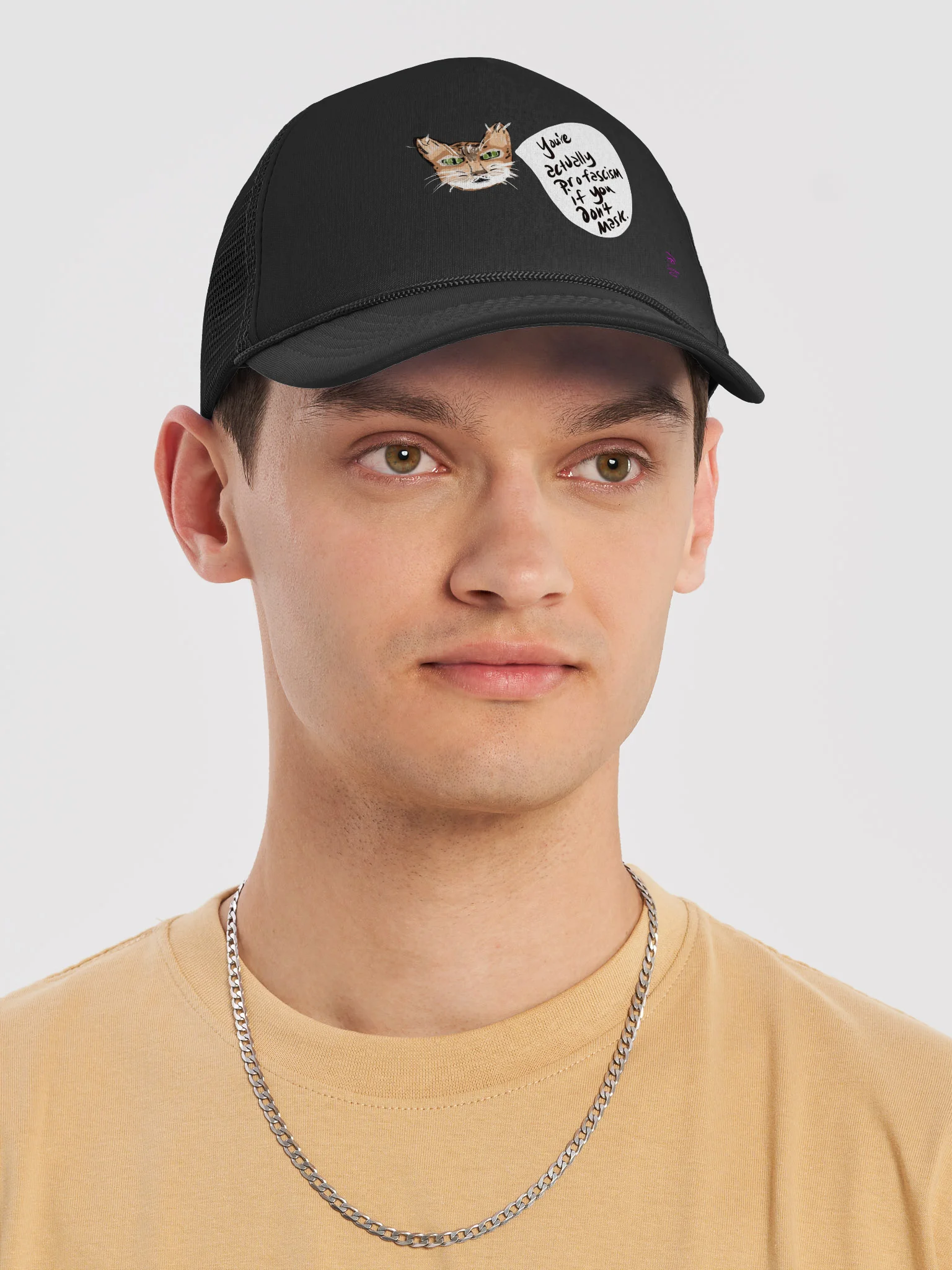 Kitty Mask Thoughts hat product image (5)