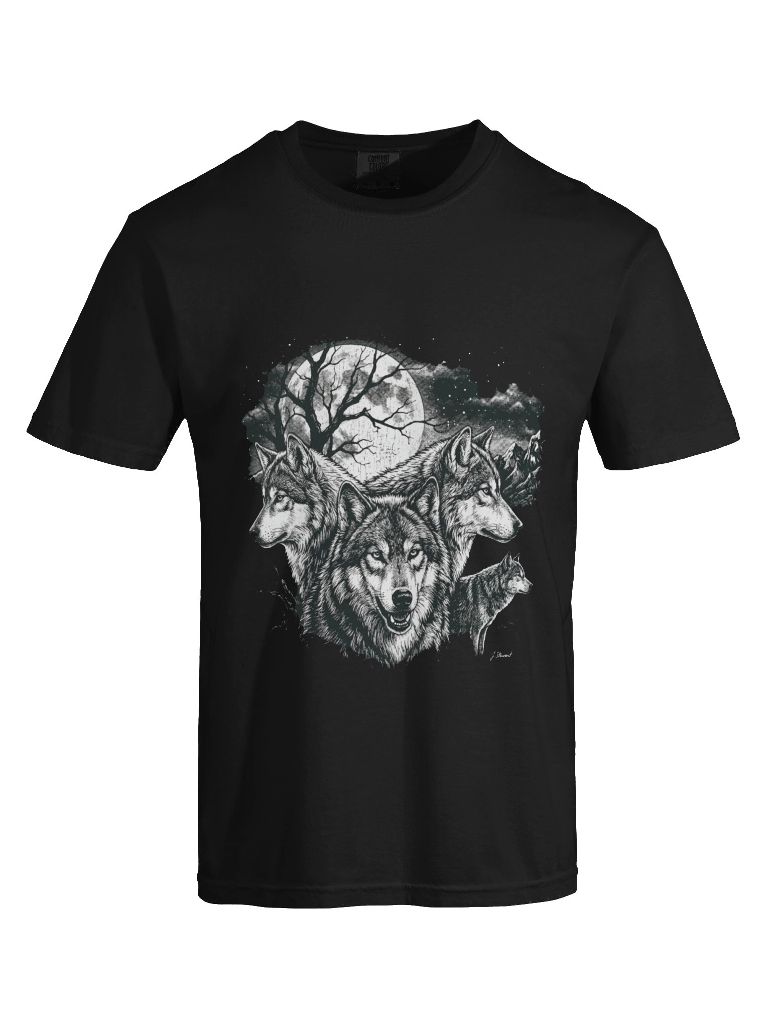 Moonlit Wolf T-Shirt product image (6)