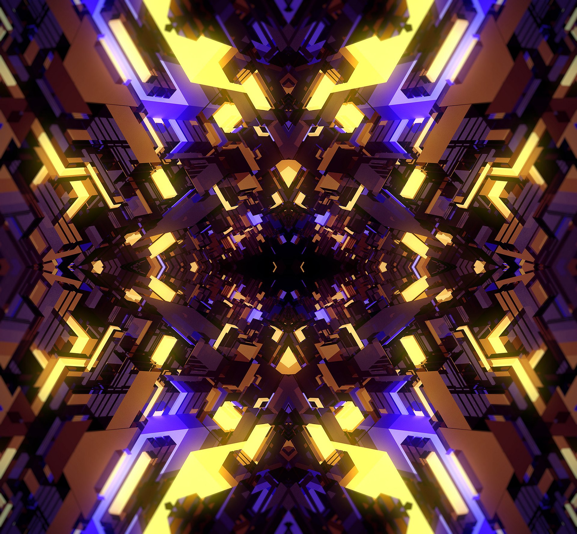 Hi-Tech Geometric Patterns (Digital Art) product image (1)