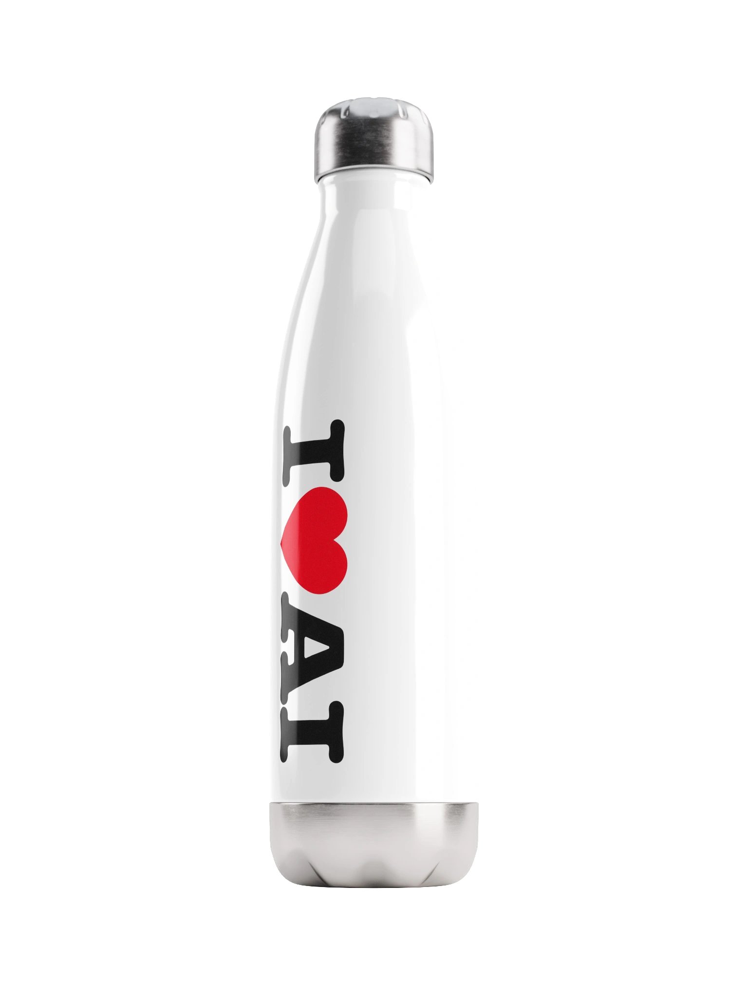 I ❤️ AI - Stainless Steel Water Bottle product image (1)