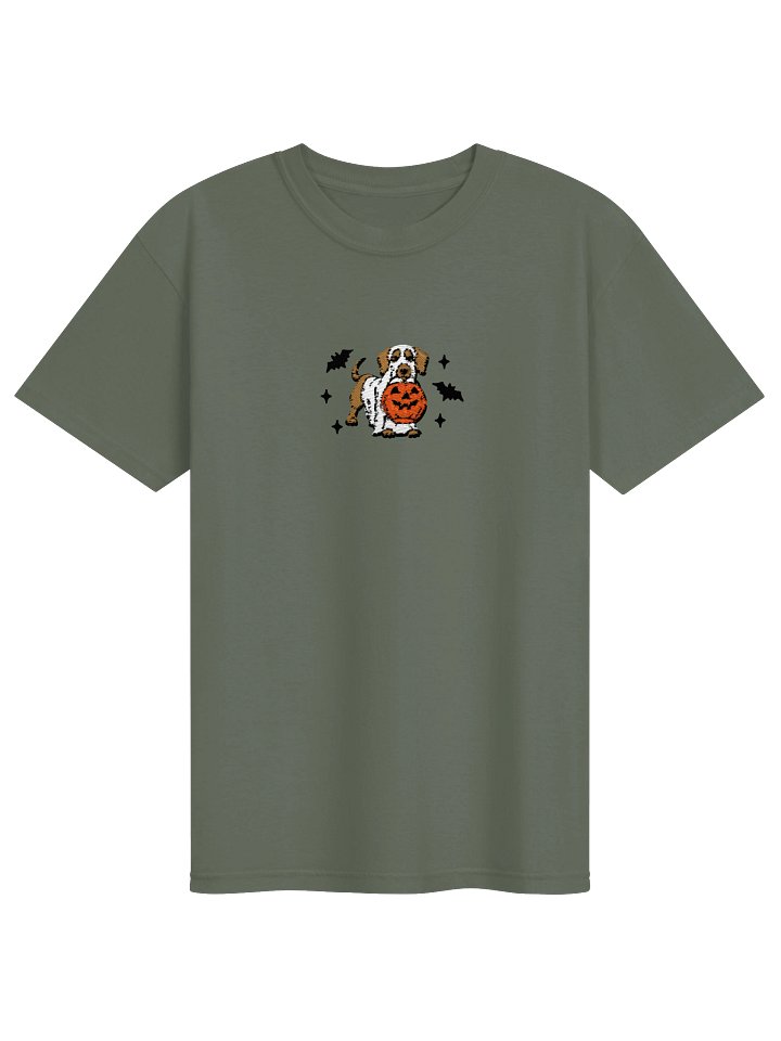 Halloween Dachshund(Brown) Embroidered T-Shirt product image (9)