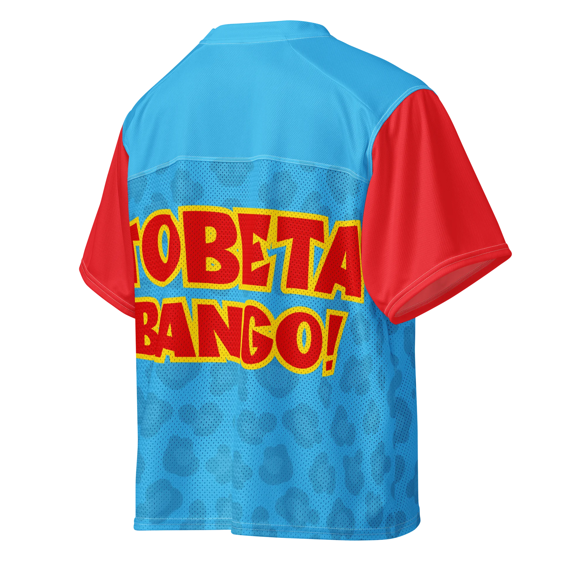 BLUE & RED Tobeta Bango™ Léopards 243 Street Jersey product image (4)