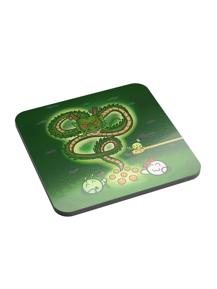Dango Dragon Year - Glossed Cork Coaster product image (1)