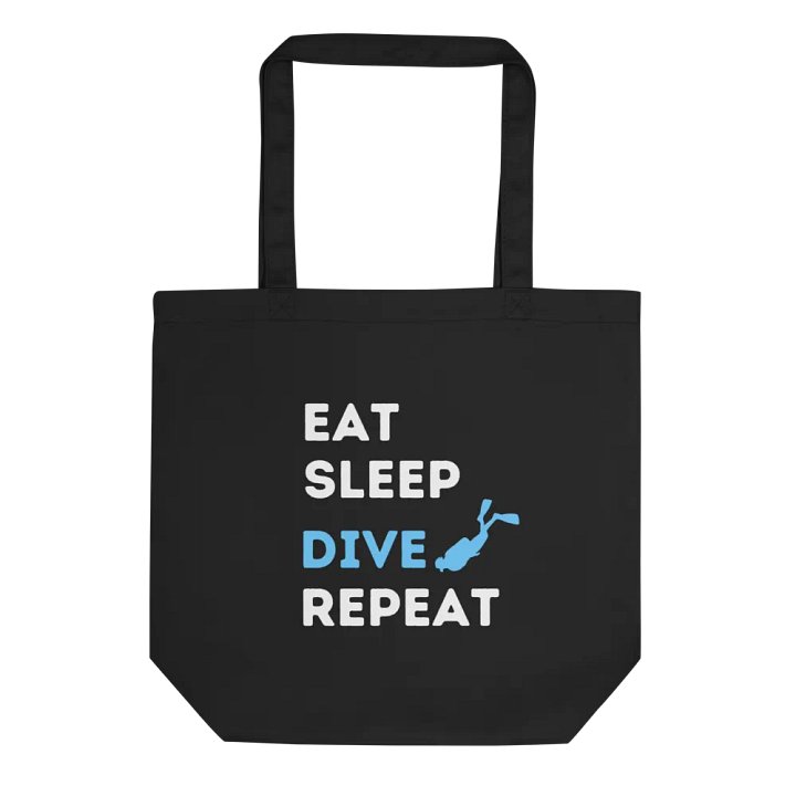 Eat Sleep Dive Repeat Tote Bag product image (2)