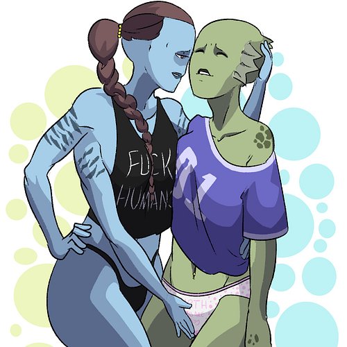 And they say Earth girls are easy...
(Shhh, Extra versions on my Patreon)

#alien #monstergirl #nsfw #art #pinup