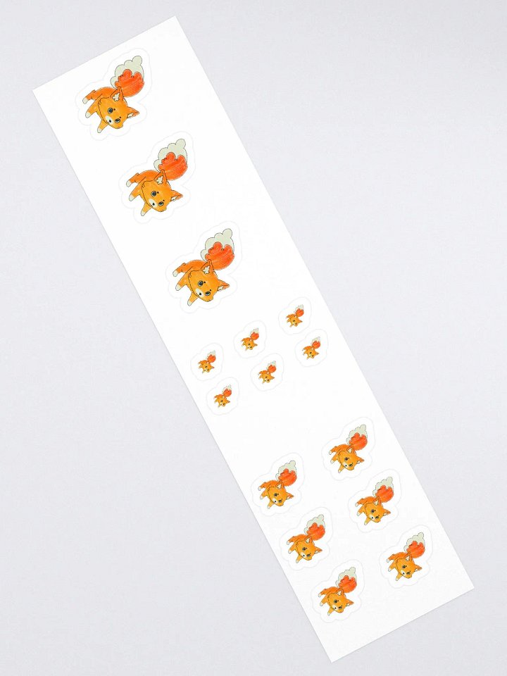 Crayon Fox Sticker Sheet product image (2)