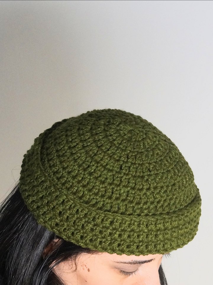 One hour fisherman beanie crochet pattern product image (1)