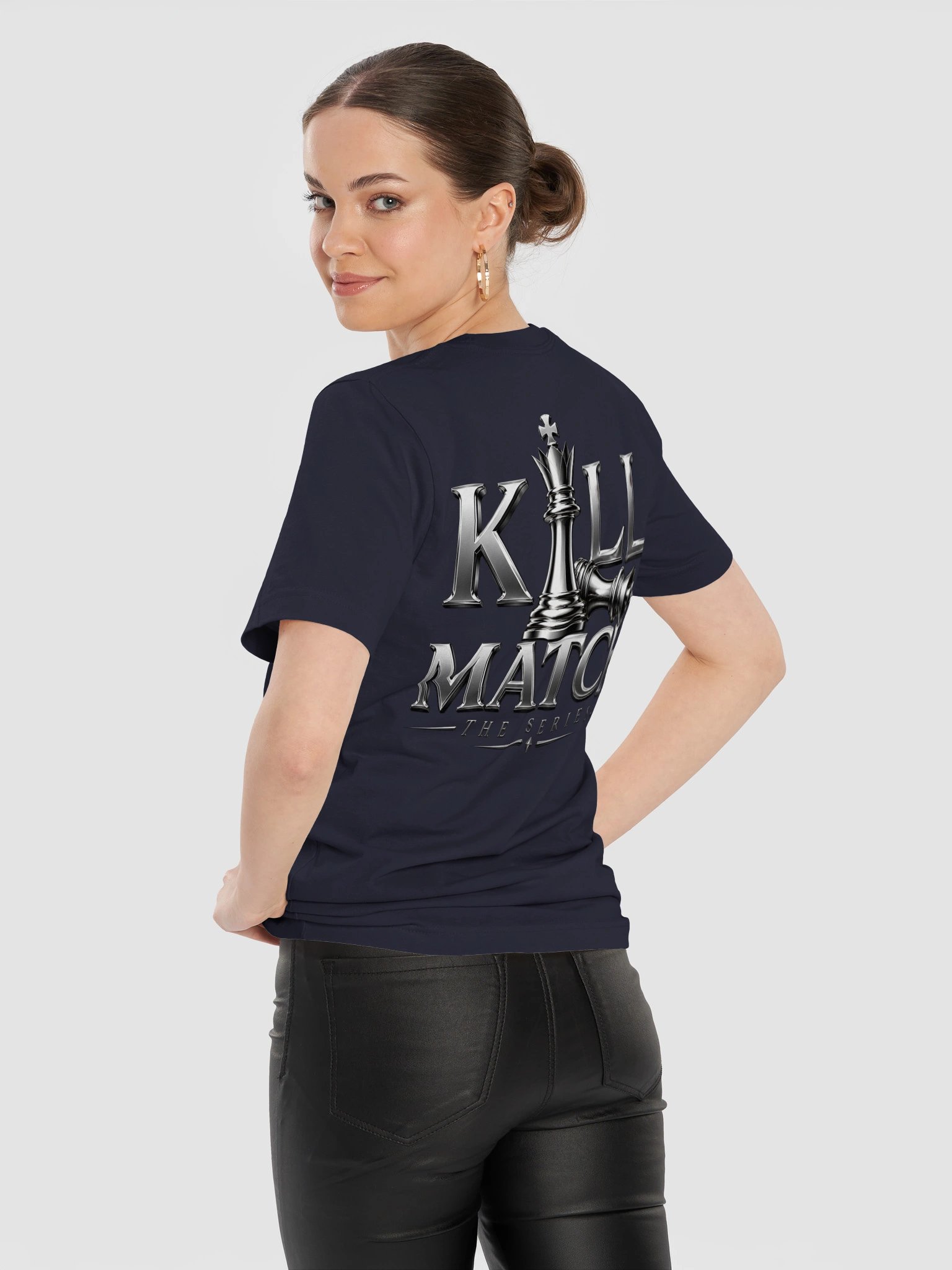 KM “KILL MATCH Checkmate” Tee — Silver Edition product image (152)