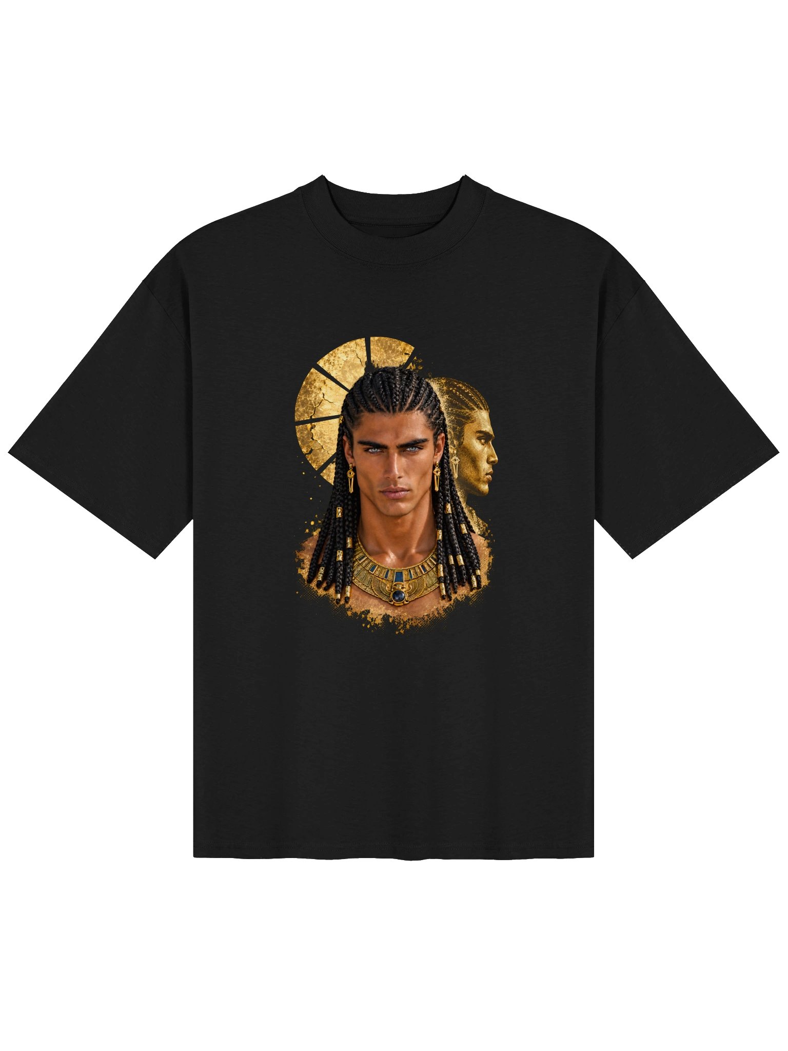 DNARNYA — Saekharon Solar Echo T-Shirt — Black product image (1)