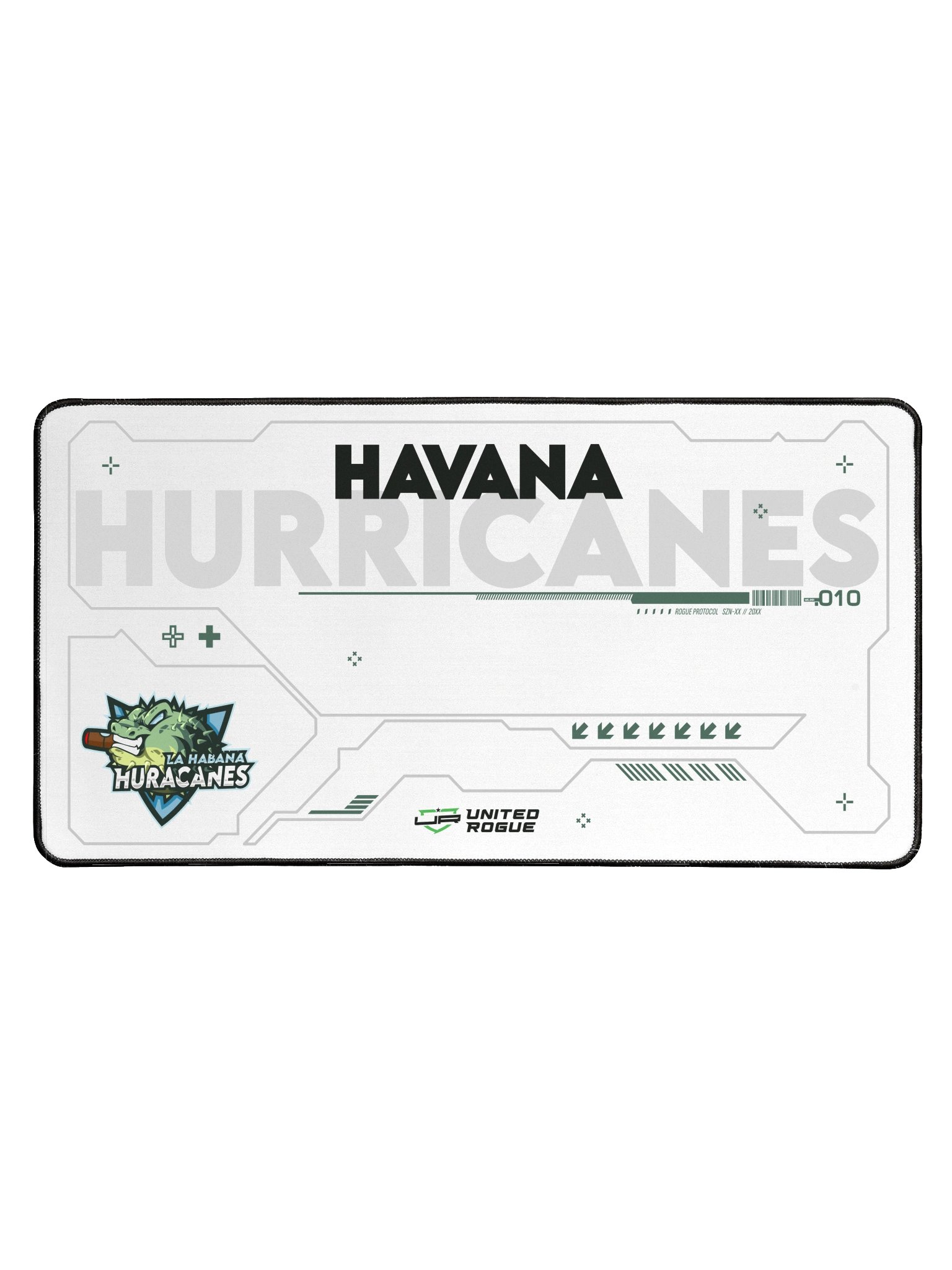 Havana Hurricanes White Desk Mat product image (1)
