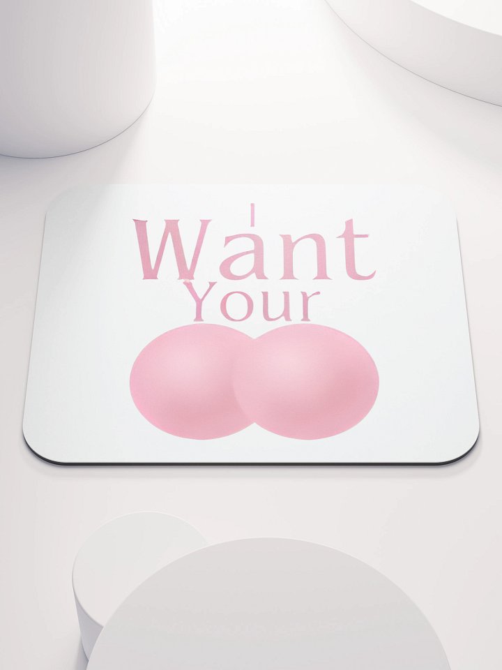 Whimsical Pink Mouse Pad product image (1)