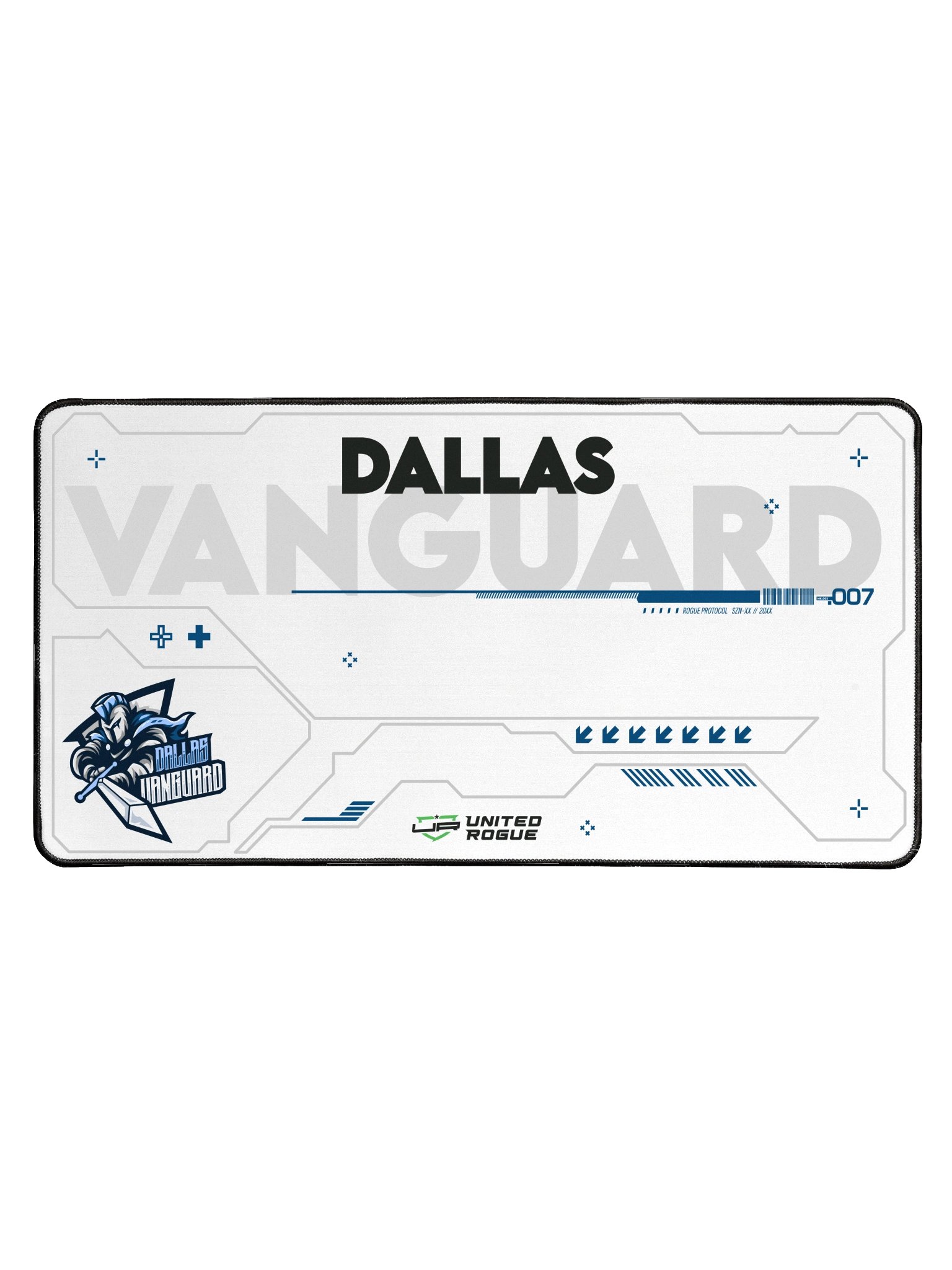 Dallas Vanguard White Desk Mat product image (1)