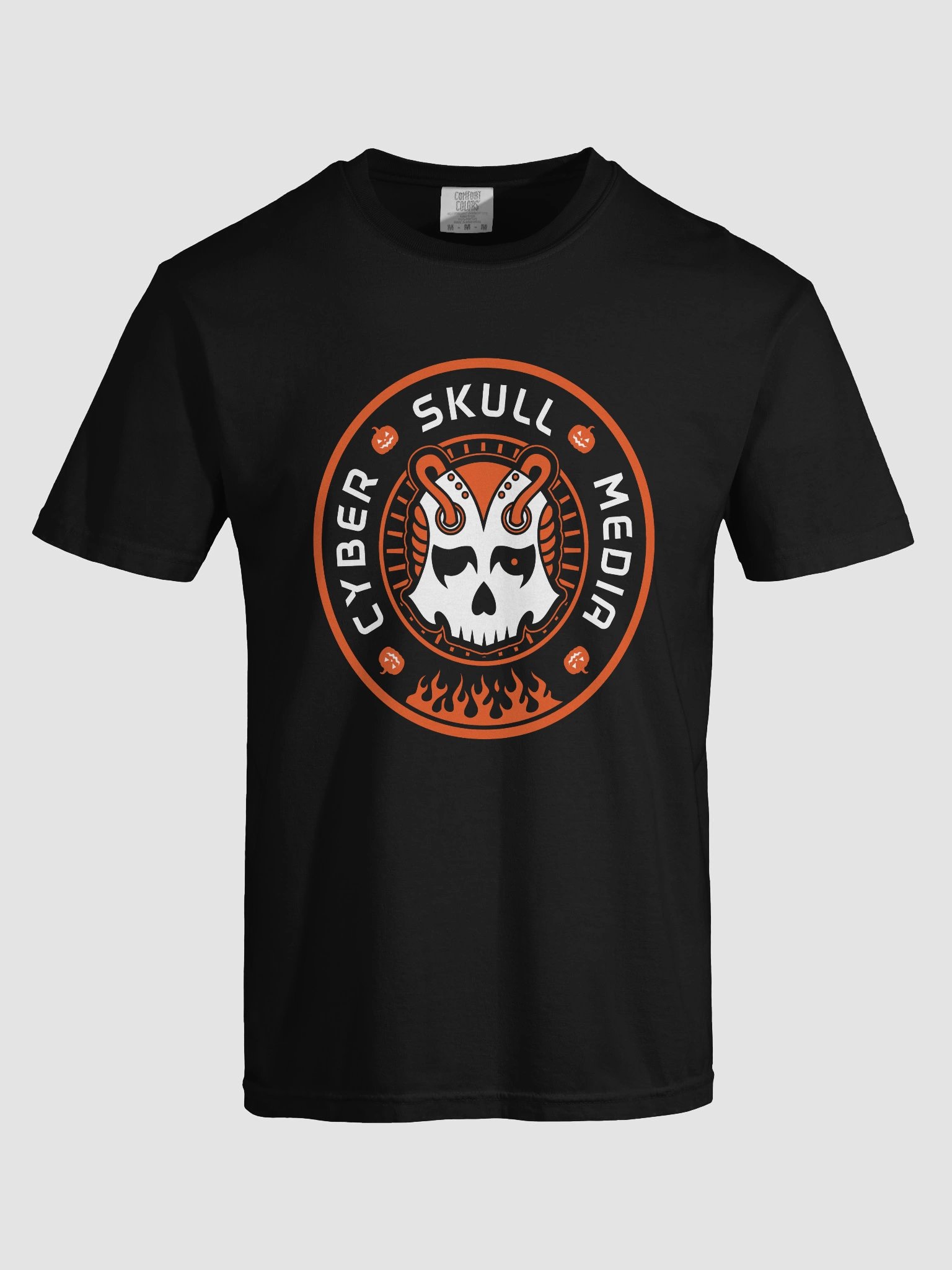 Cyber Skull Halloween Logo Tee (Premium) product image (7)
