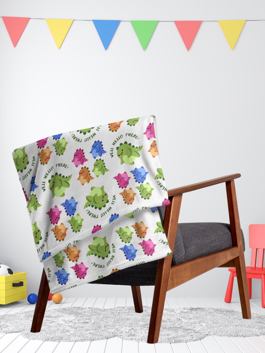 Cute Coloured Dinosaur Blanket product image (2)