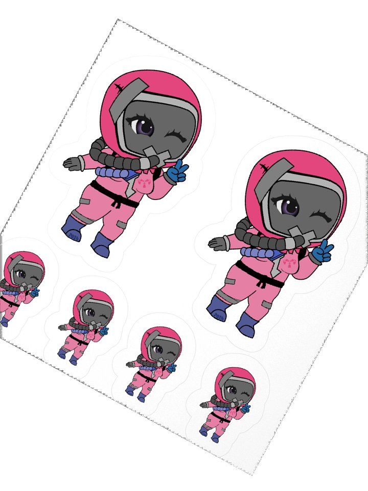 Hola Gato - Chibi Kiss Cut Stickers product image (2)