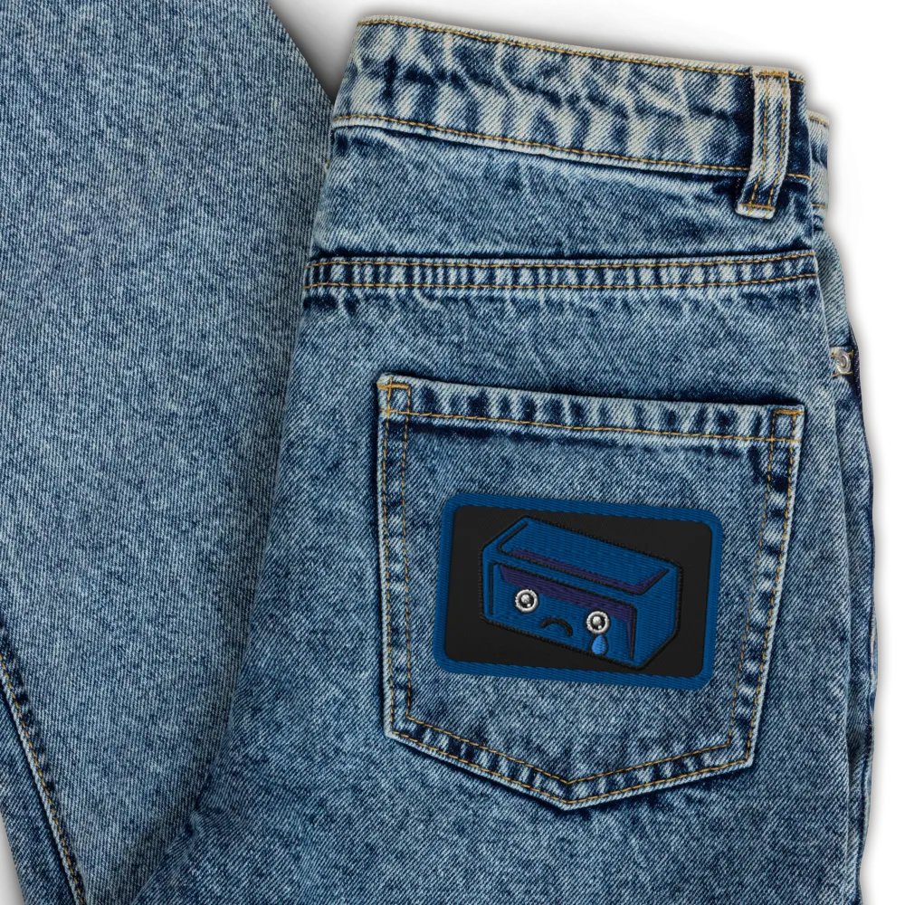 Sad Sample Embroidered Patch product image (3)