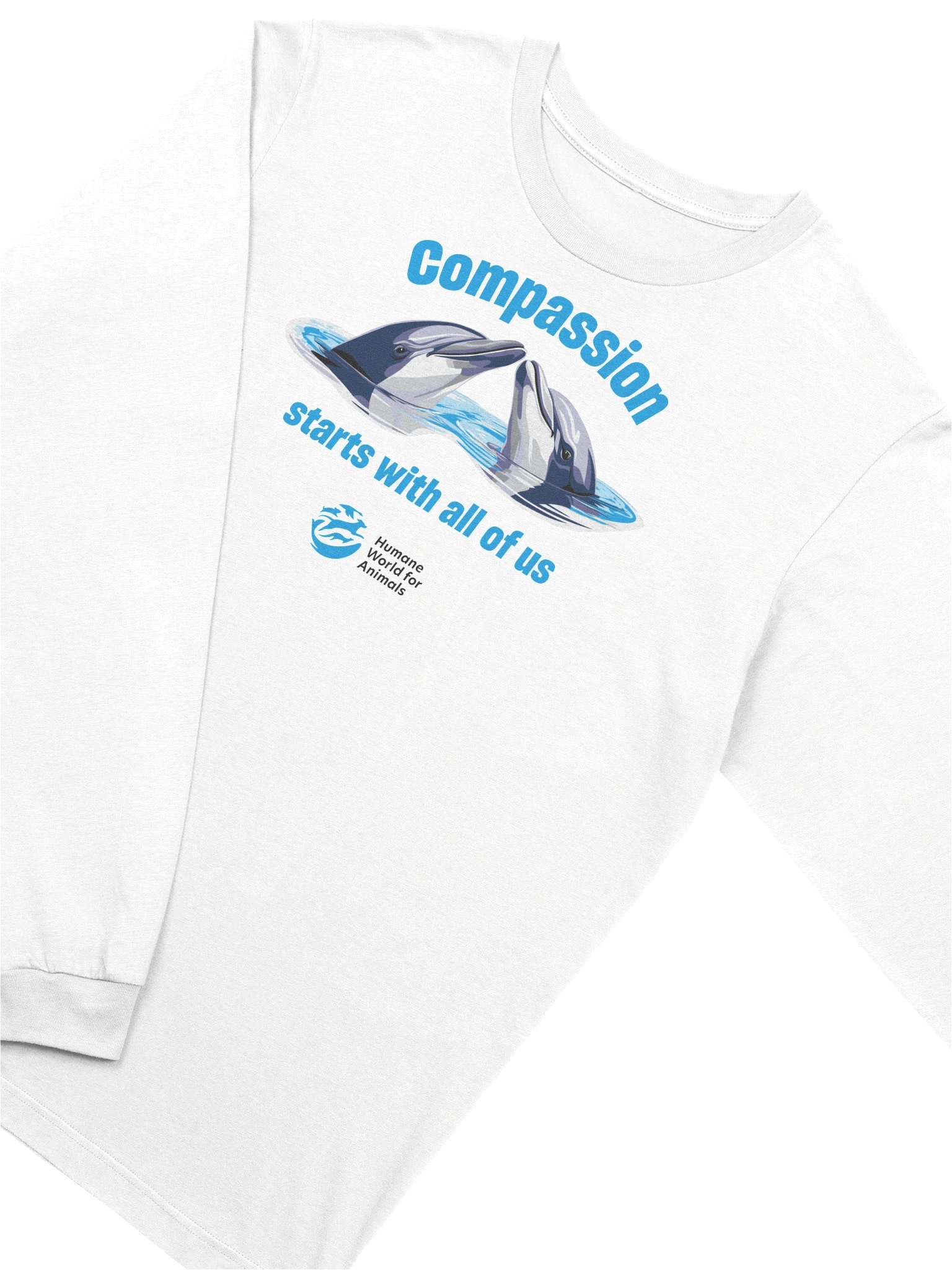 Compassion starts with all of us - Long sleeve tee product image (3)