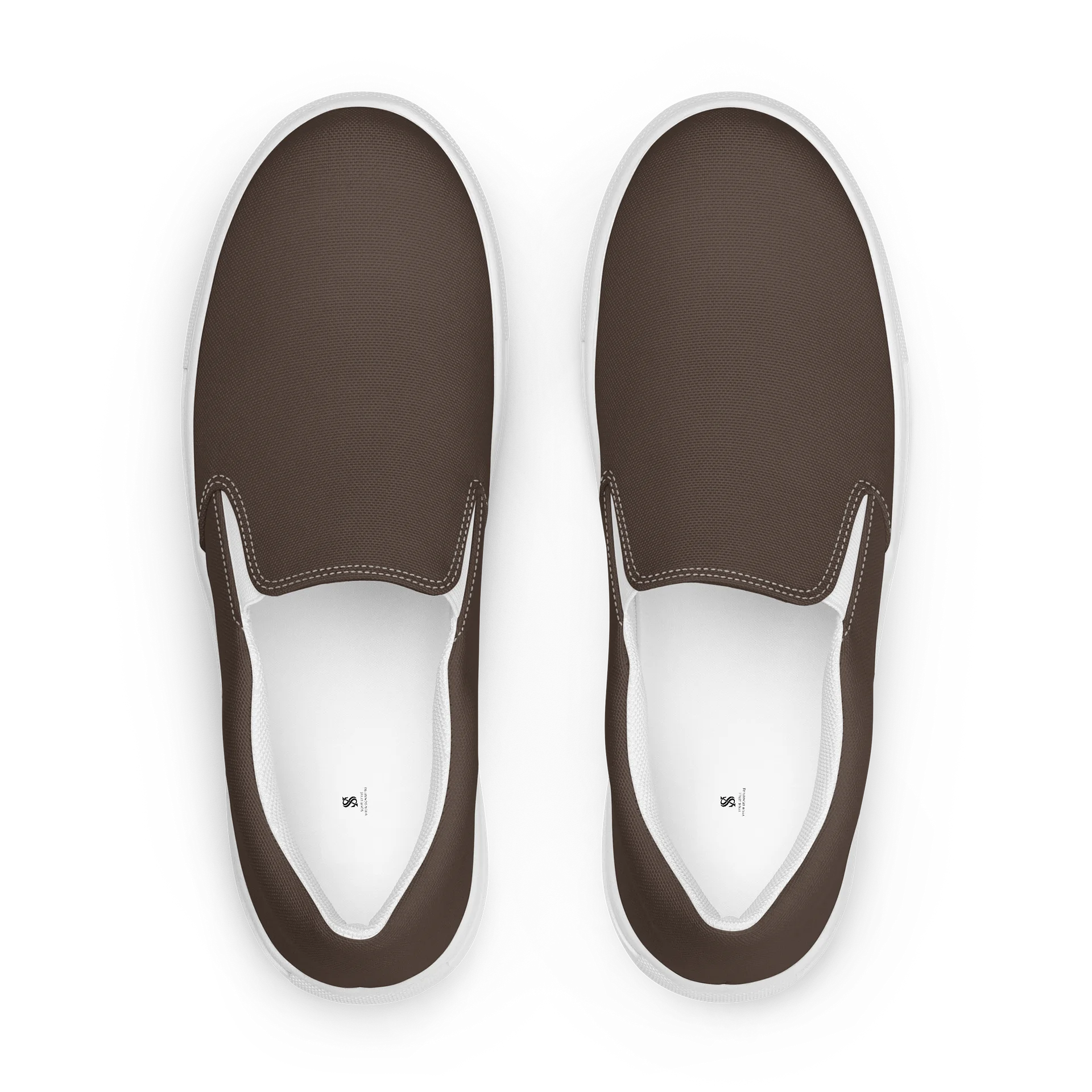 Classic Brown Men’s Slip-On Canvas Shoes product image (1)