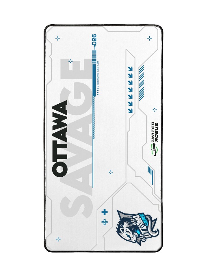 Ottawa Savage White Desk Mat product image (2)