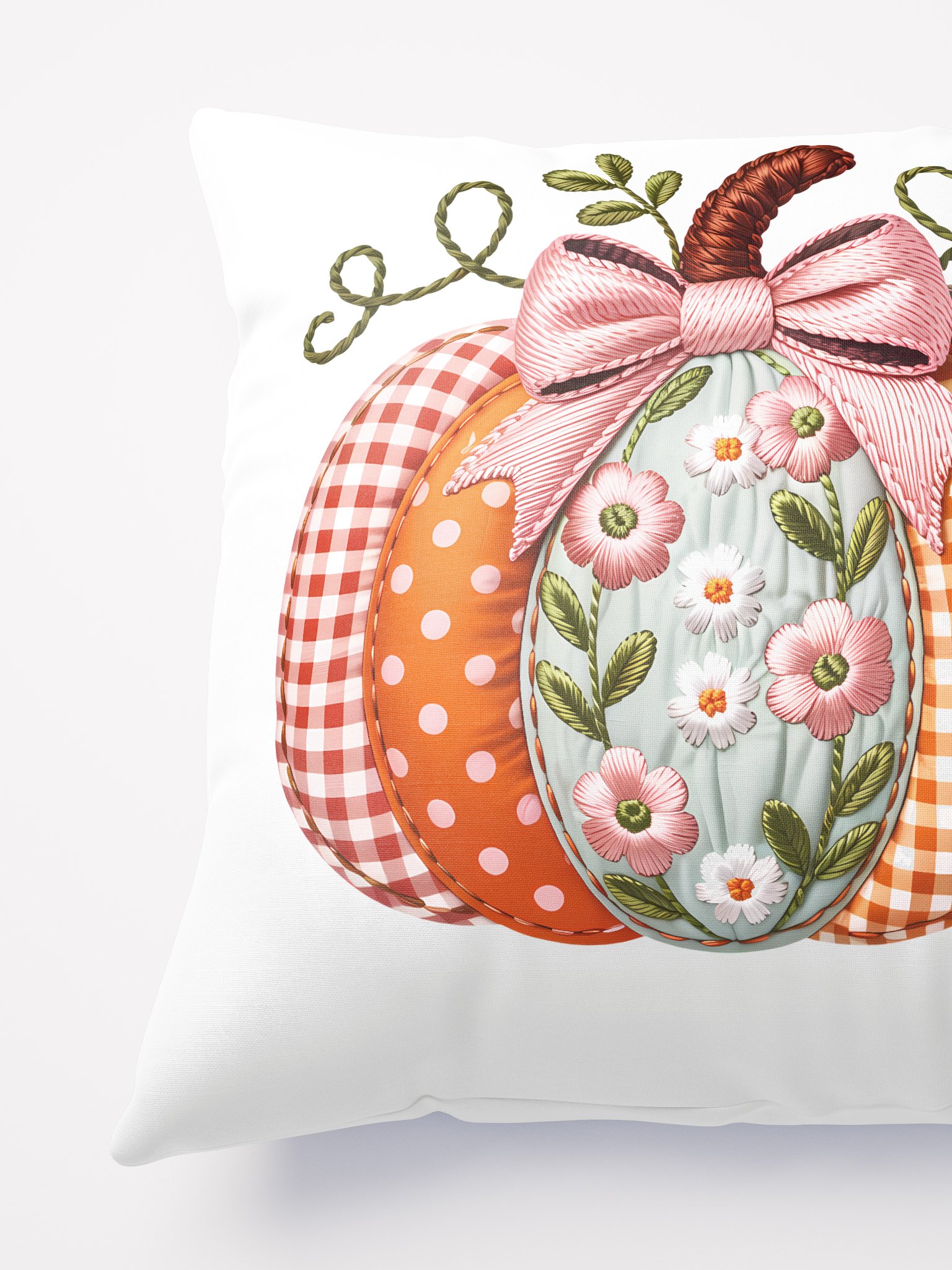 Patchwork Pumpkin Pillow product image (3)