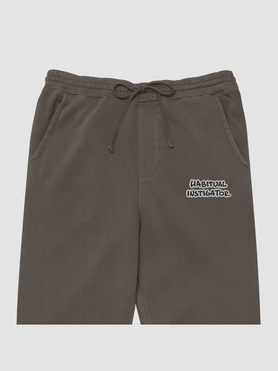Habitual Instigator embroidered pigment sweatpants (bubble design) product image (1)