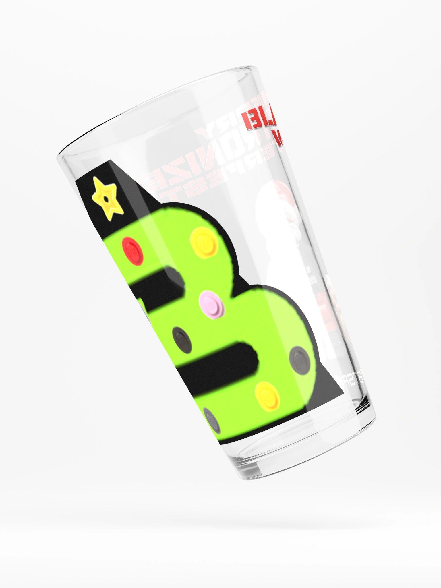 Merry Blacktronized Winterfest! Pint Glass product image (4)