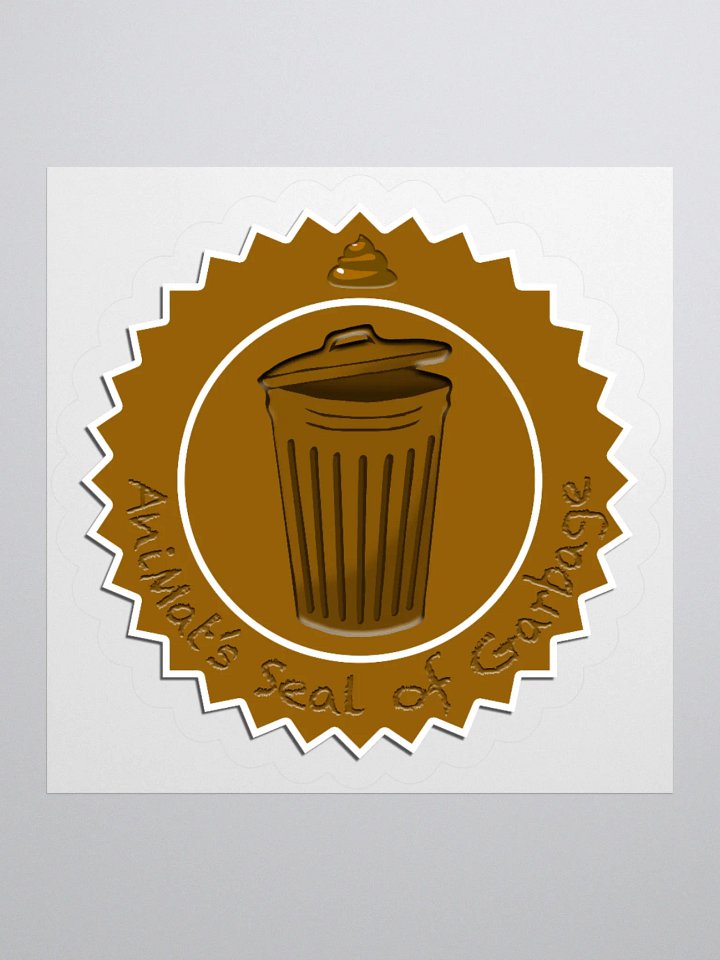 AniMat's Seal of Garbage (Sticker) product image (1)