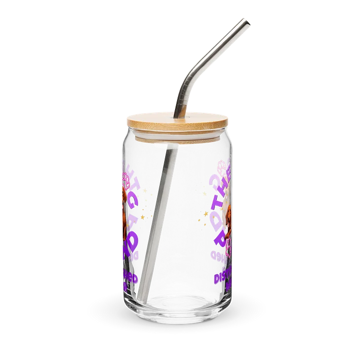 DogPound Beverage Glass with Lid and Straw product image (2)