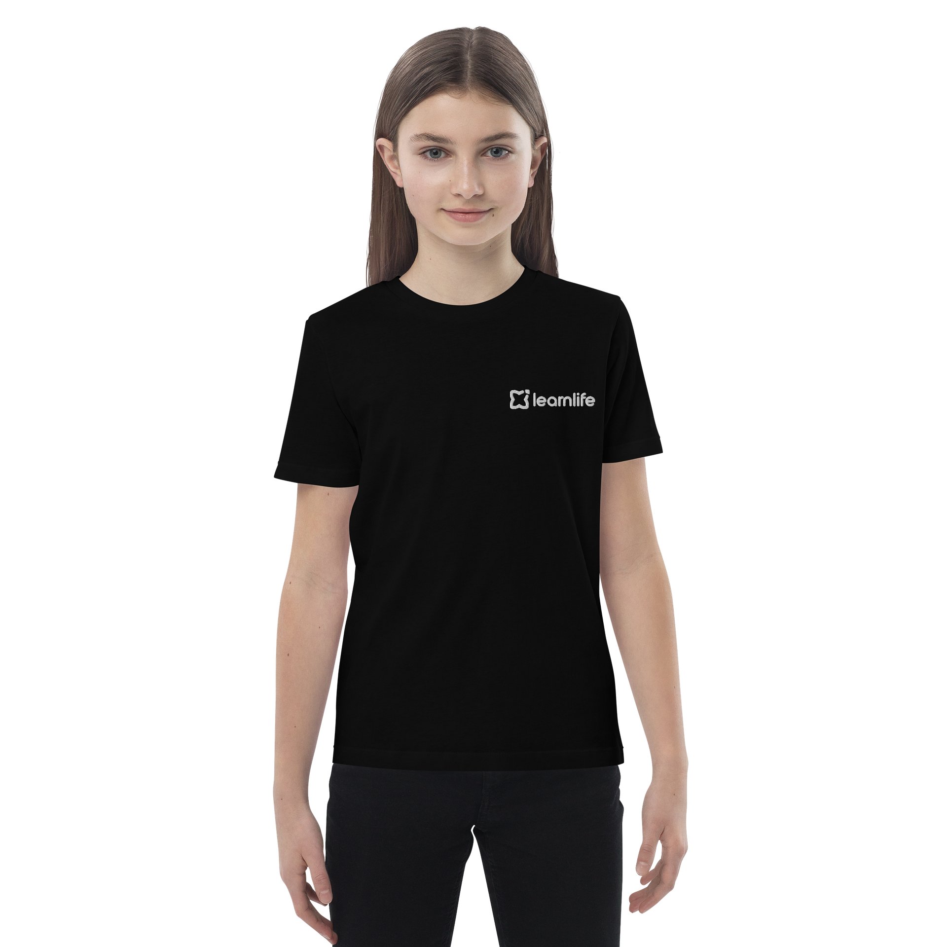 Kids Tee - Organic Embroidered - White Logo product image (2)