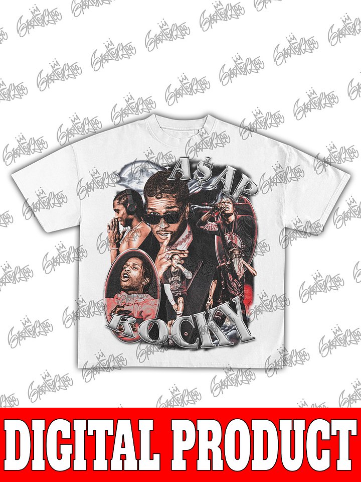 A$AP Rocky Lord Pretty Flacko Jodye Harlem Rap AWGE Vintage Hip-Hop Bootleg Graphic product image (2)